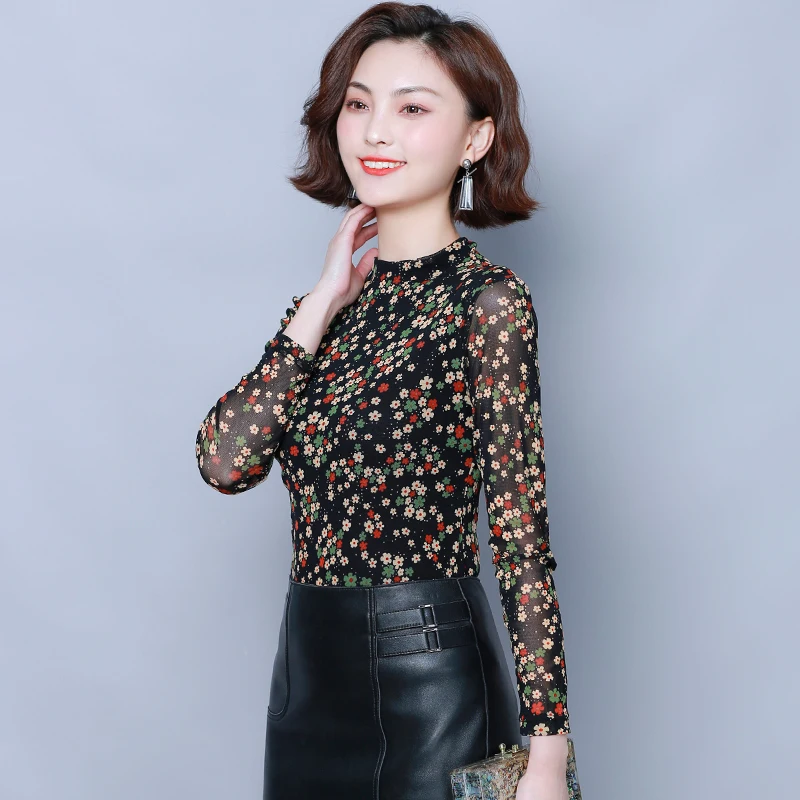 

BOBOKATEER Long Sleeve Women Clothes Poleras Mujer Oversized T Shirt Half Turtleneck Woman Tshirts Ladies Tops T-shirty Damskie