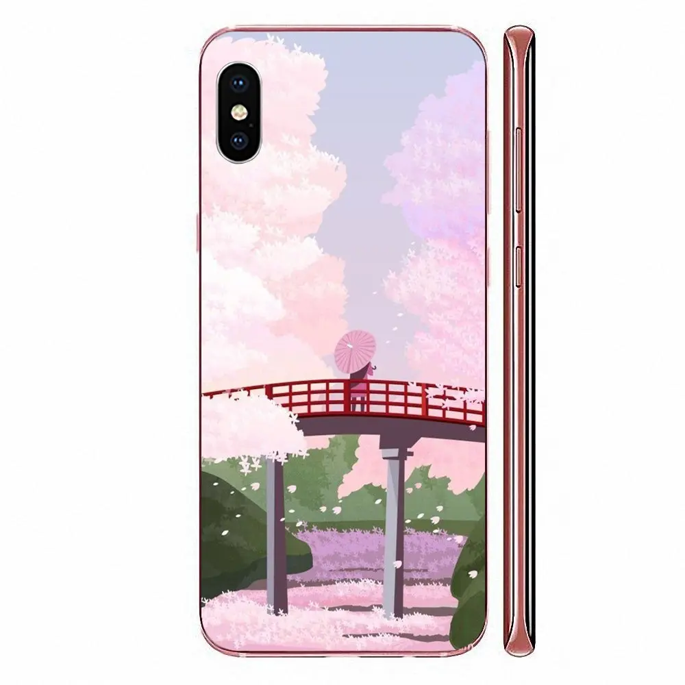 Вишня Япония Токийский цвет картина для HTC Desire 530 626 628 630 816 820 830 One A9 M7 M8 M9 M10 E9 U11 U12 Life