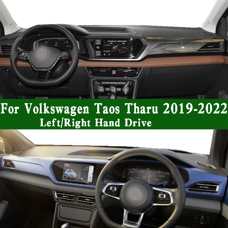 

For Volkswagen VW Taos Tharu Tarok 330 280TSI B31 B21 2019 2020 2021 Dashmat Dashboard Cover Protective Pad Dash Mat Carpet
