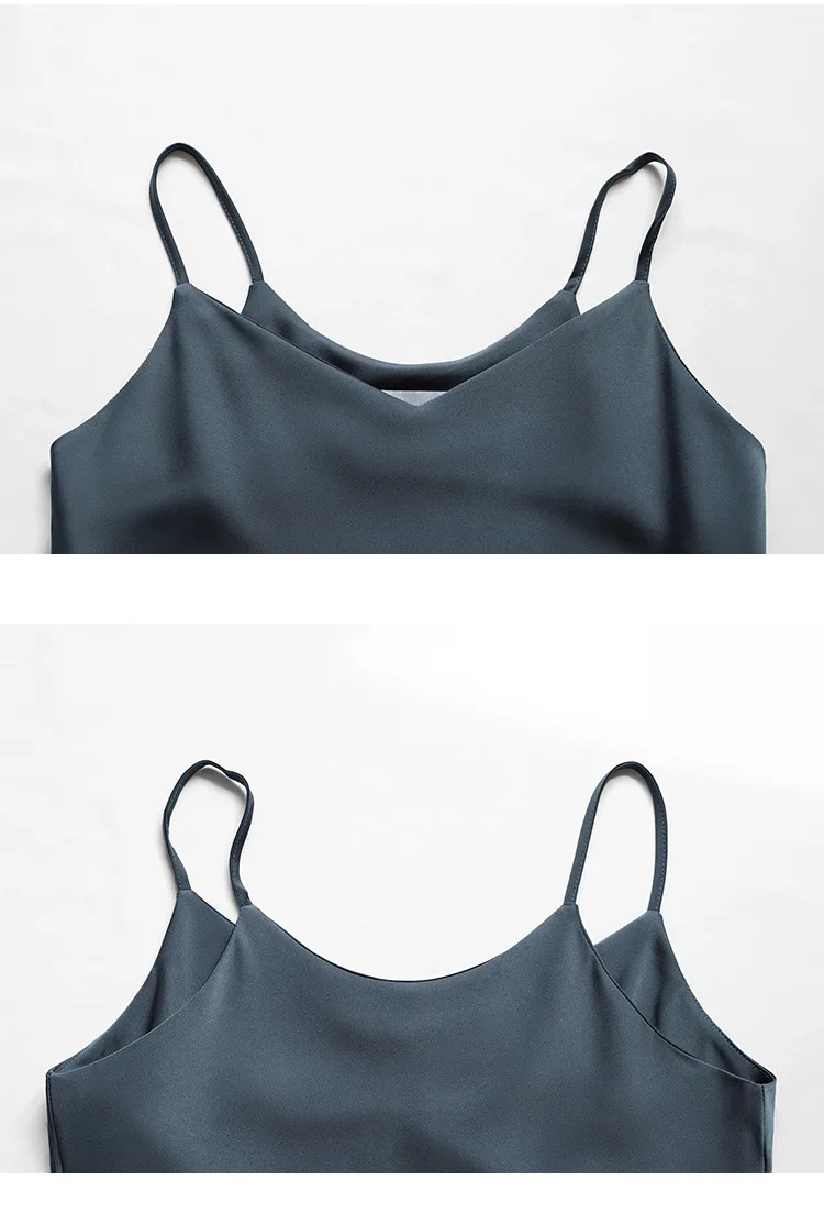 

Sherhure Women Summer Sexy Dress V-Neck Pure Color Satin Material Women Long Dress Elegant Women Clothes Vestidos