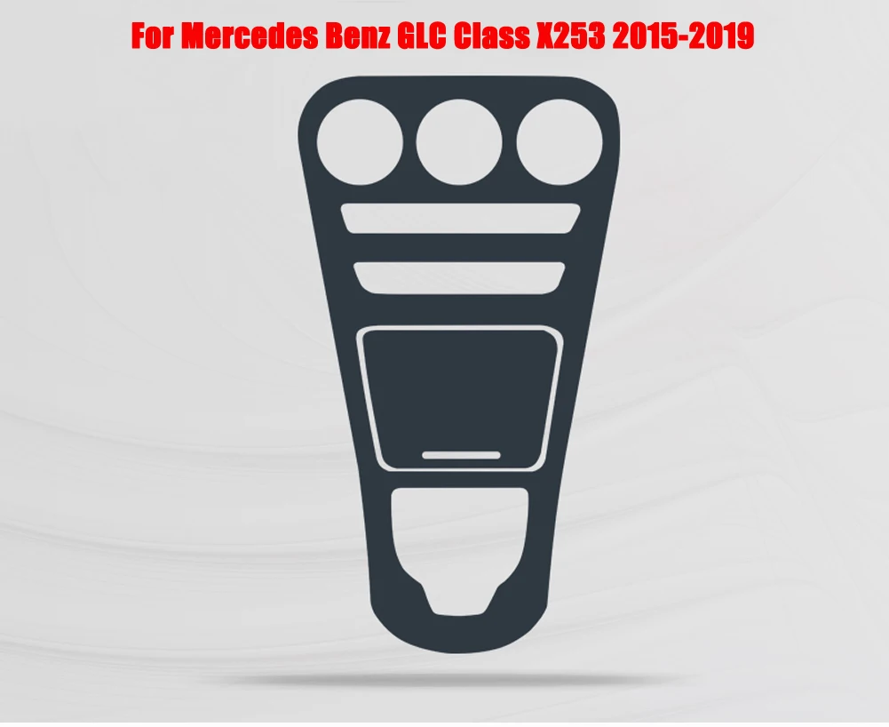 Для Mercedes Benz GLC Class X253 GLC200/260/300/GLC43 AMG- Автомобильная Внутренняя дверь+ центральная консоль панель передач ТПУ Защитная пленка