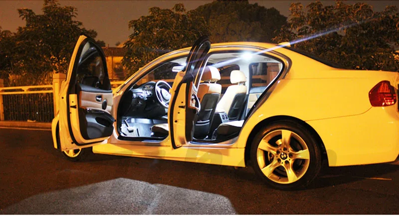 Совершенно Белая светодиодная лампа Canbus без ошибок комплект для внутреннего