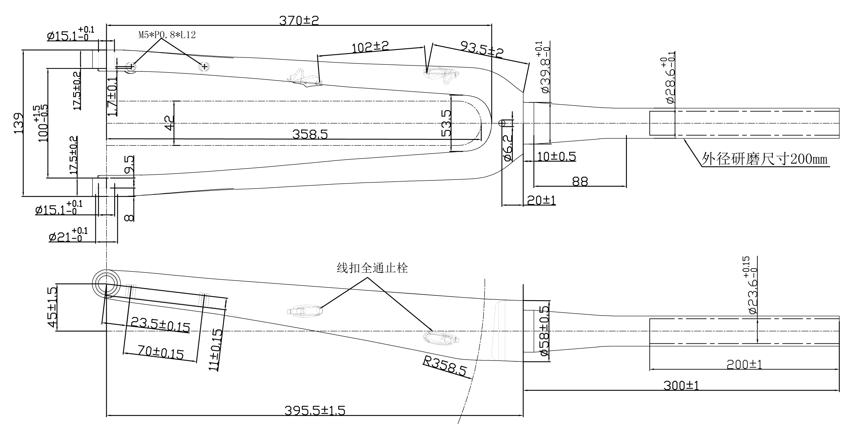 Велосипедный дисковый тормоз UD полностью карбоновый матовый велосипедный
