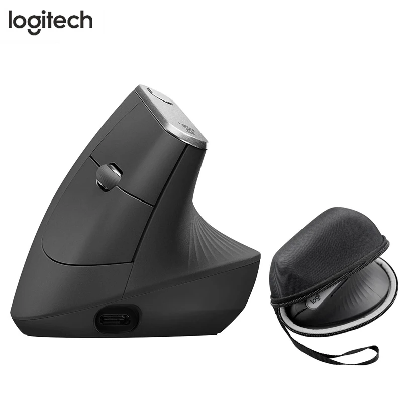 Original Logitech Wireless Vertical Mouse MX Vertical Ergonomic Laser Bluetooth 4000DPI Rechargeable