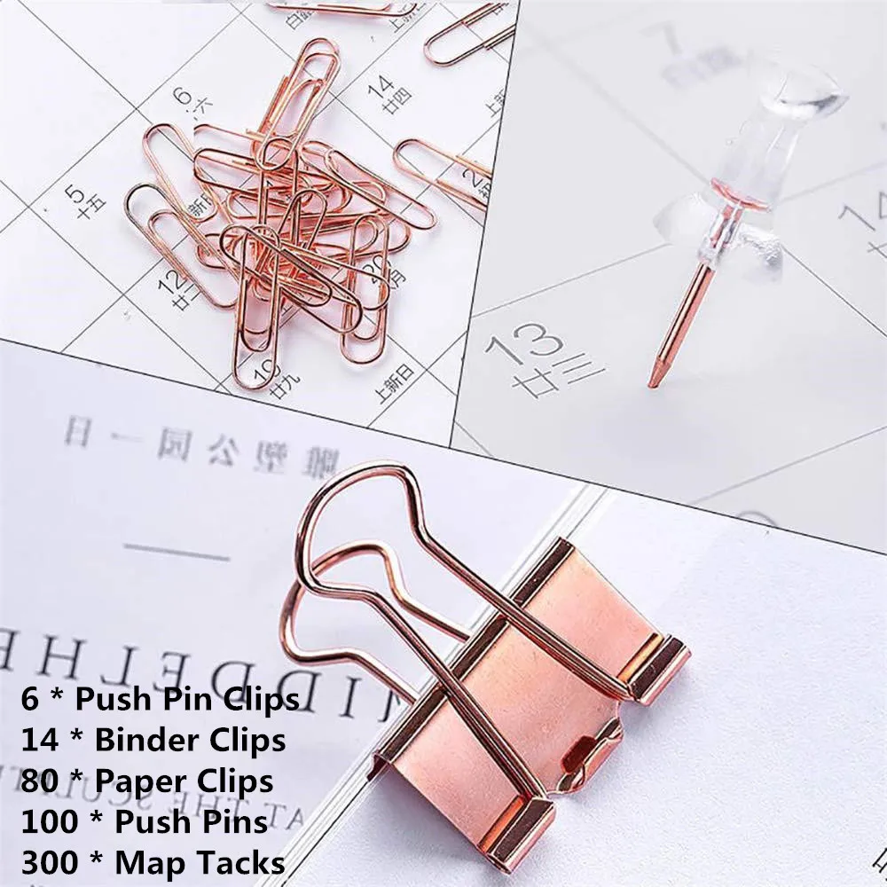 Металлические зажимы для бумаги 500 шт./кор. | Канцтовары офиса и дома