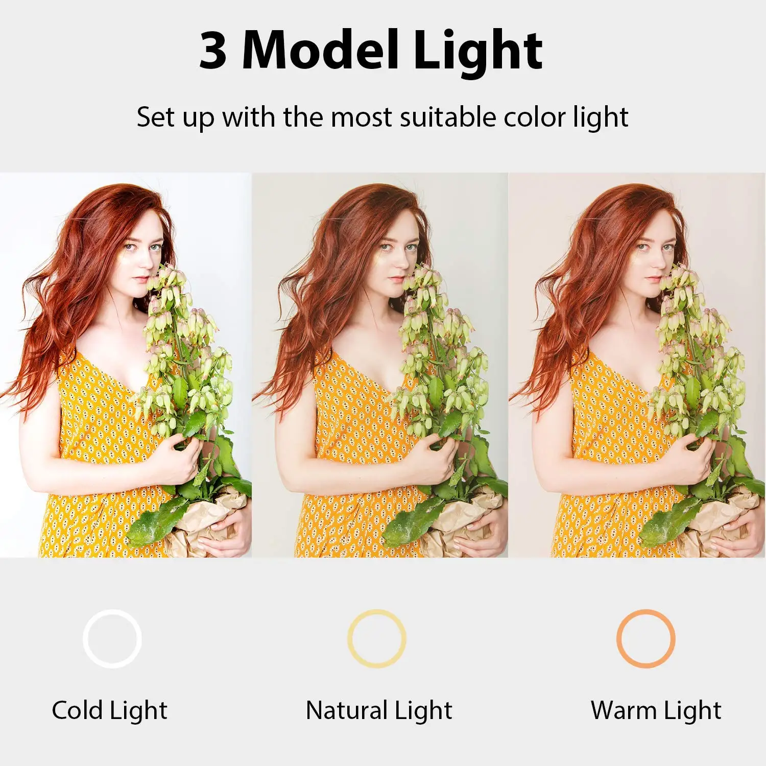 С регулируемой яркостью Беспроводной Bluetooth 10 &quotсветодиодный кольцевой