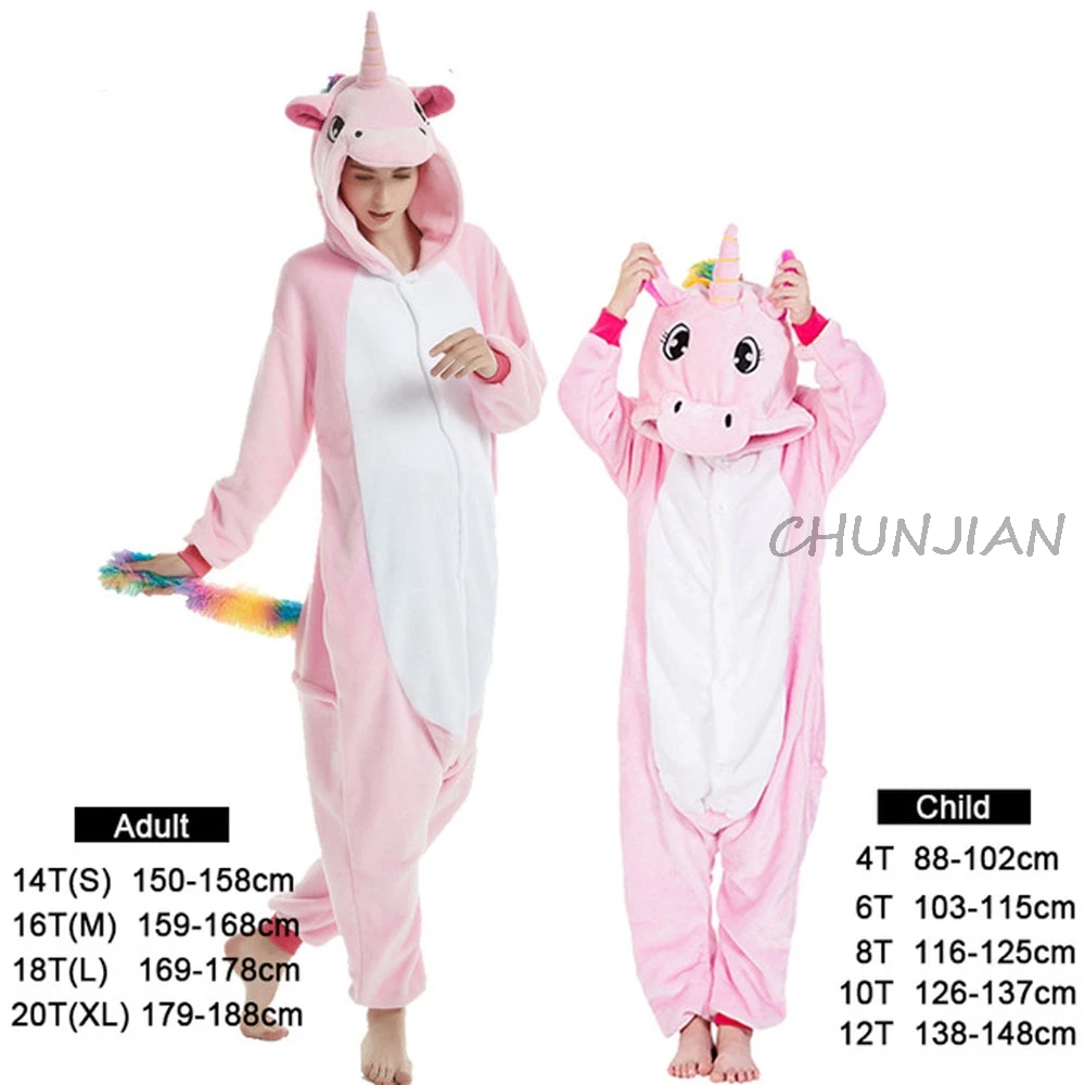 Женские пижамы с радужным единорогом семейная одежда мужские рисунками животных