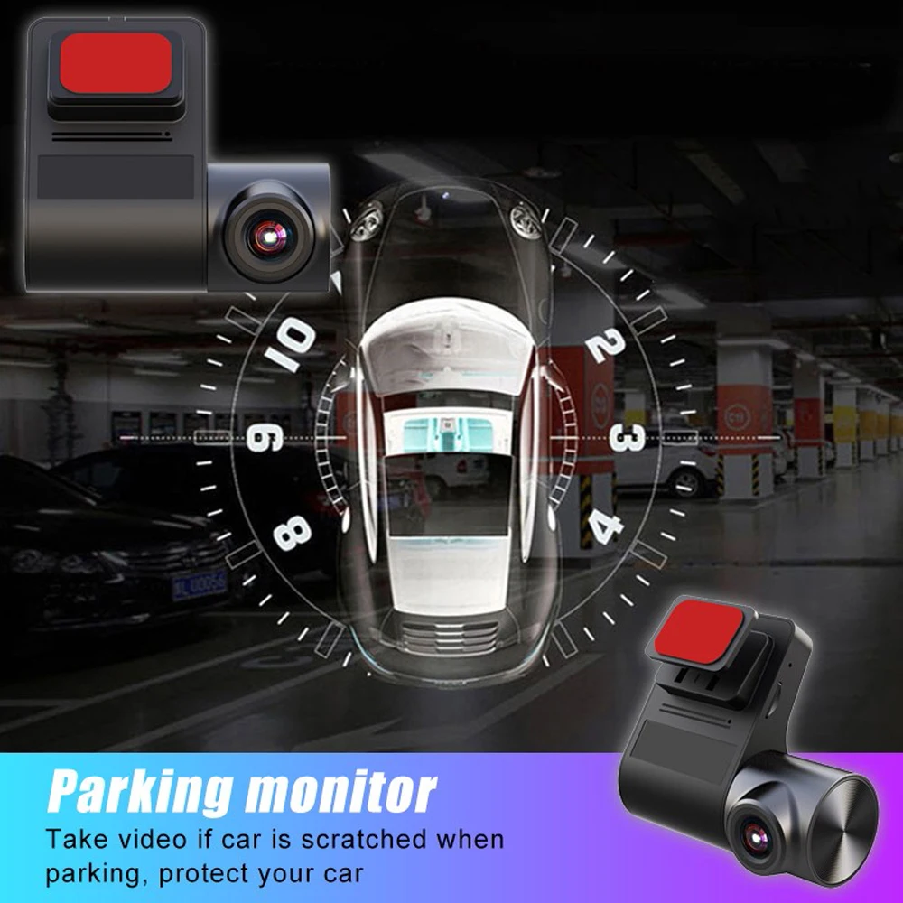 Wi-Fi Видеорегистраторы для автомобилей Камера Скрытая видеорегистратор с