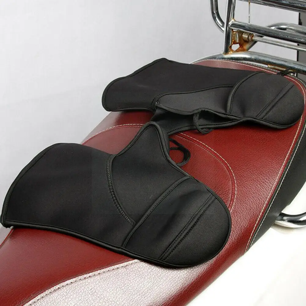 

Motorcycle Winter Gloves Windproof Bicycle Warm Handle Grip Handle Cover Bar Muffs Handlebar Cover Moto Gloves E4a8