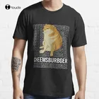 Cheems Cheemsburbger футболка из хлопка