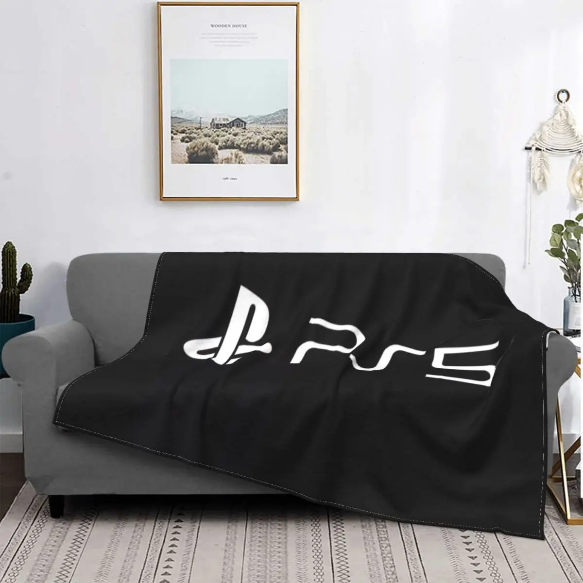 

Playstation 1655 Blanket Bedspread Bed Plaid Cover On Euro Bed Big Sofas Plead