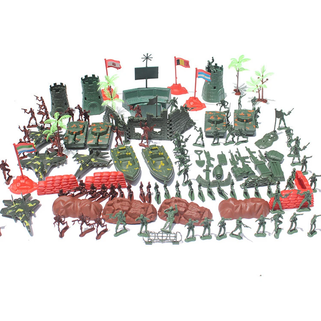 

290 шт./компл. детская игрушка, стратегии, солдатики, оружие, мужской игровой набор, 4 см, армейский Мужской базовый песок, стол, сцена, поставки,...