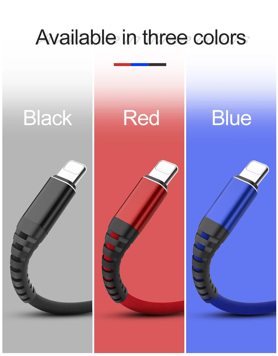 3.1A USB кабель для iPhone X 8 7 6 6S plus 5 5S кабель высокопрочный кабель передачи данных для быстрой зарядки быстрое зарядное устройство для устройств apple