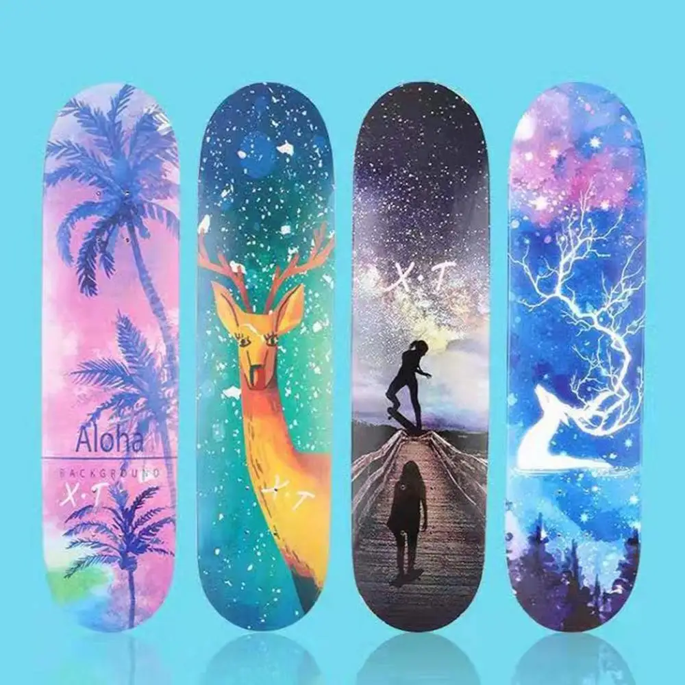 Complete Skateboard Deck For Kids Painting Boys Girls Mini C