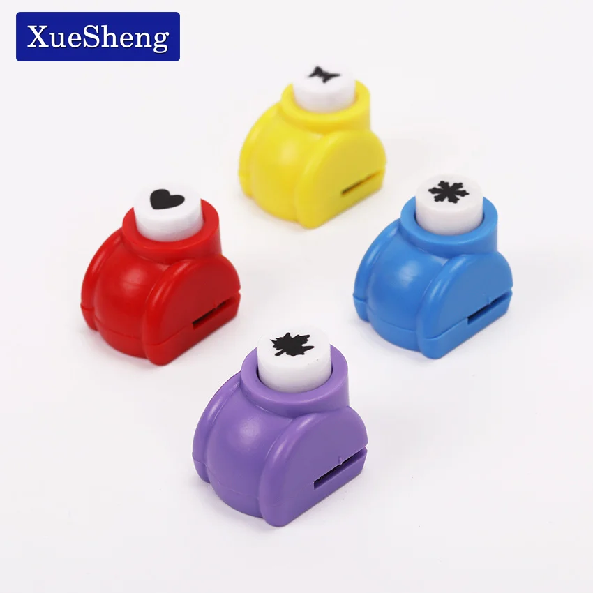 

Kid Child Mini Printing Paper Hand Puncher Scrapbook Tags Cards Craft DIY Punch Cutter Tool 6 Styles Hole Punch