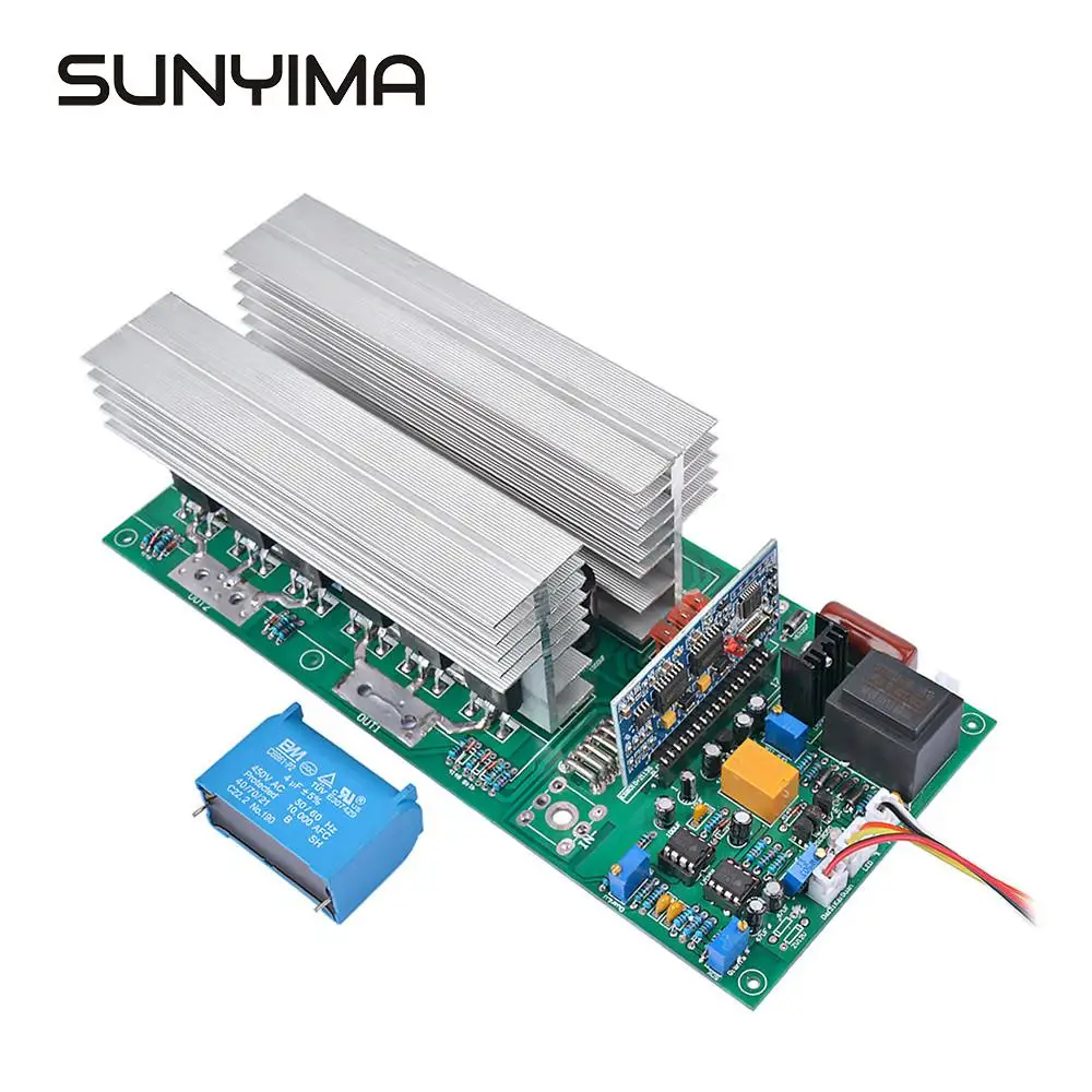 SUNYIMA Pure Sine Wave Inverter  DC 12V 24V 36V 48V 60V To 220V 1500W/3000W/4000W/5000W/6500W Power Frequency Inverter