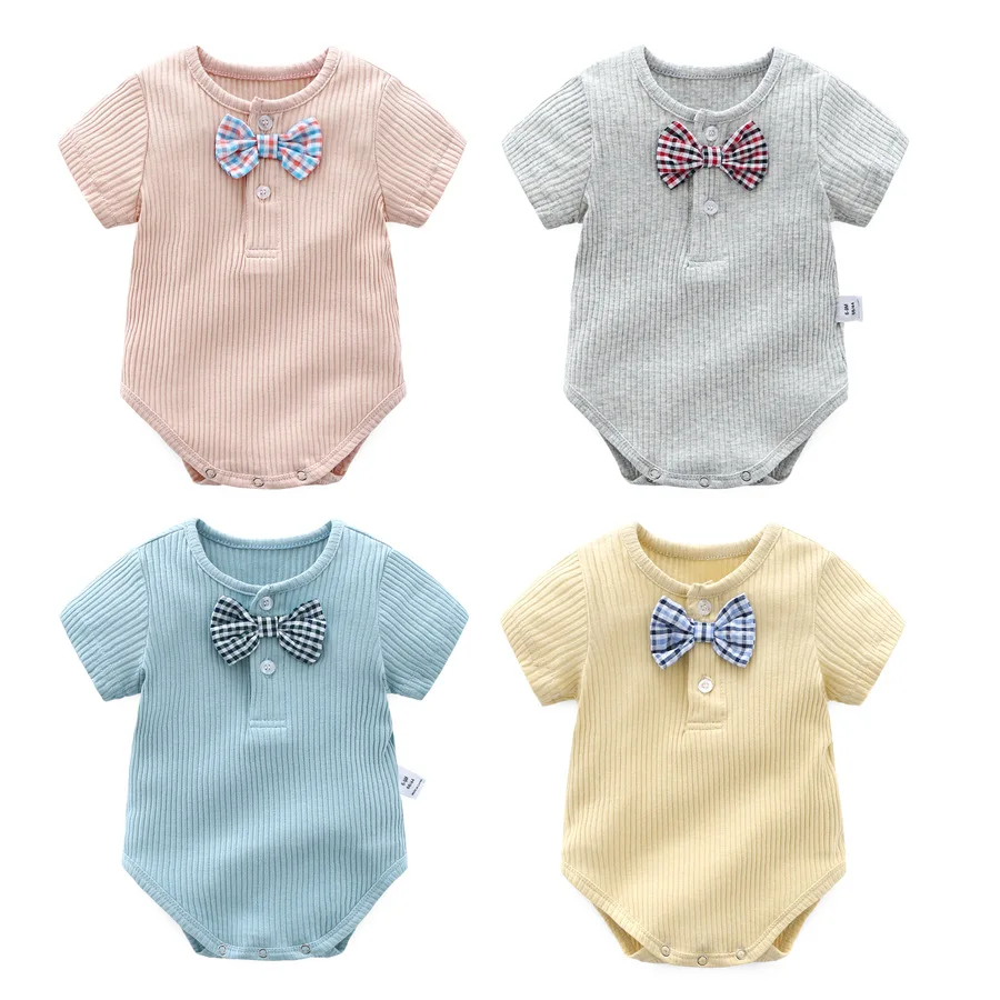 

Baby Bodysuit Summer Cotton Newborn Clothes Baby Romper Baby Girls Clothes For Boys Jumpsuit Candy colors Clothes 0 3 6 24 Month