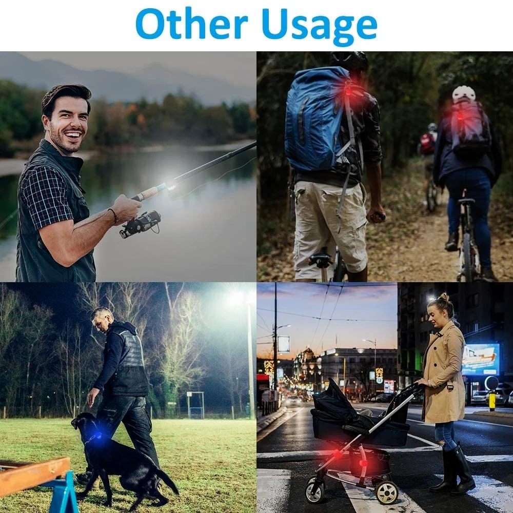 Светодиодный светильник для велосипеда из силикона водонепроницаемый головы