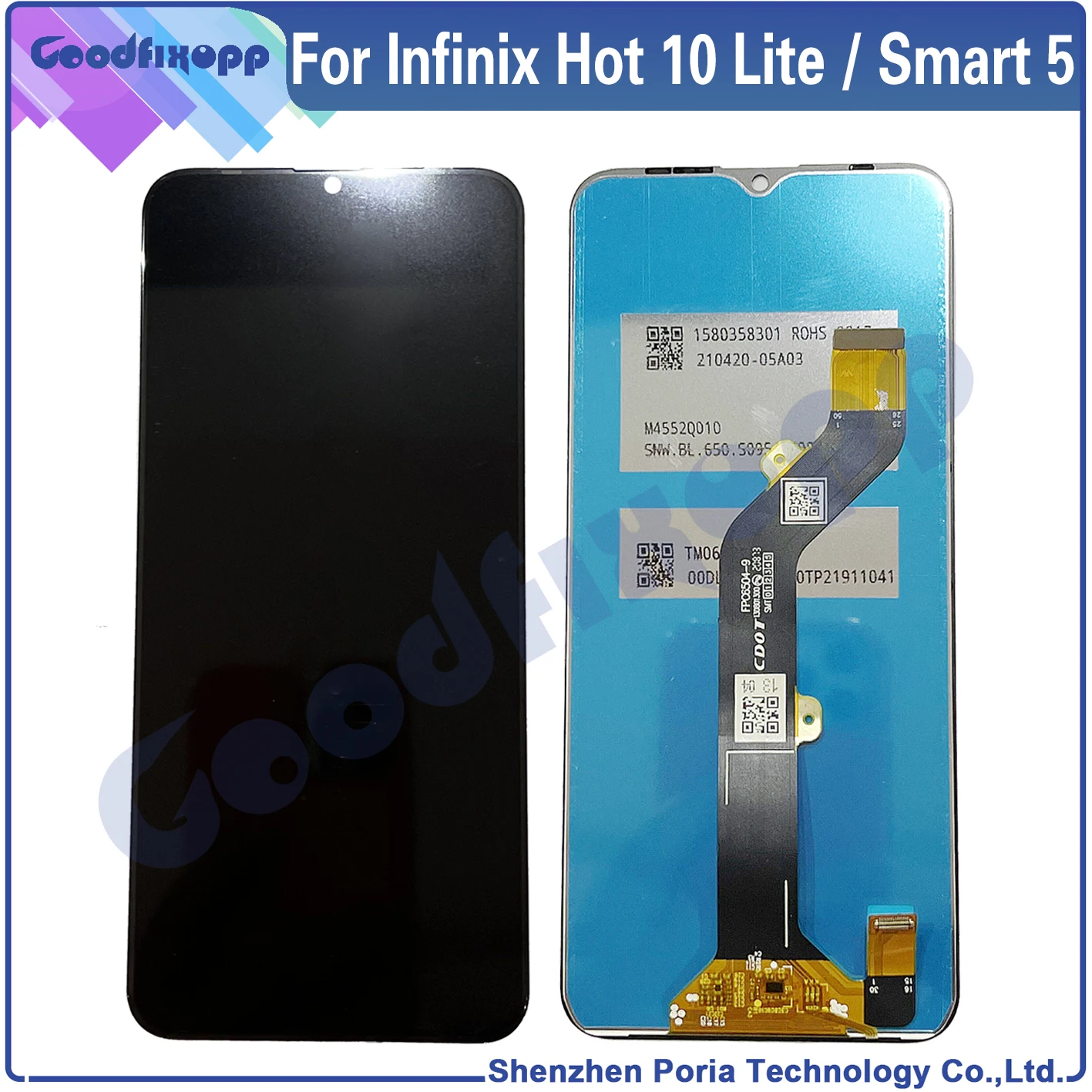 100% высококачественный тест для Infinix Smart 5 X657 X657C, ЖК-дисплей для Infinix Hot 10 Lite X657B