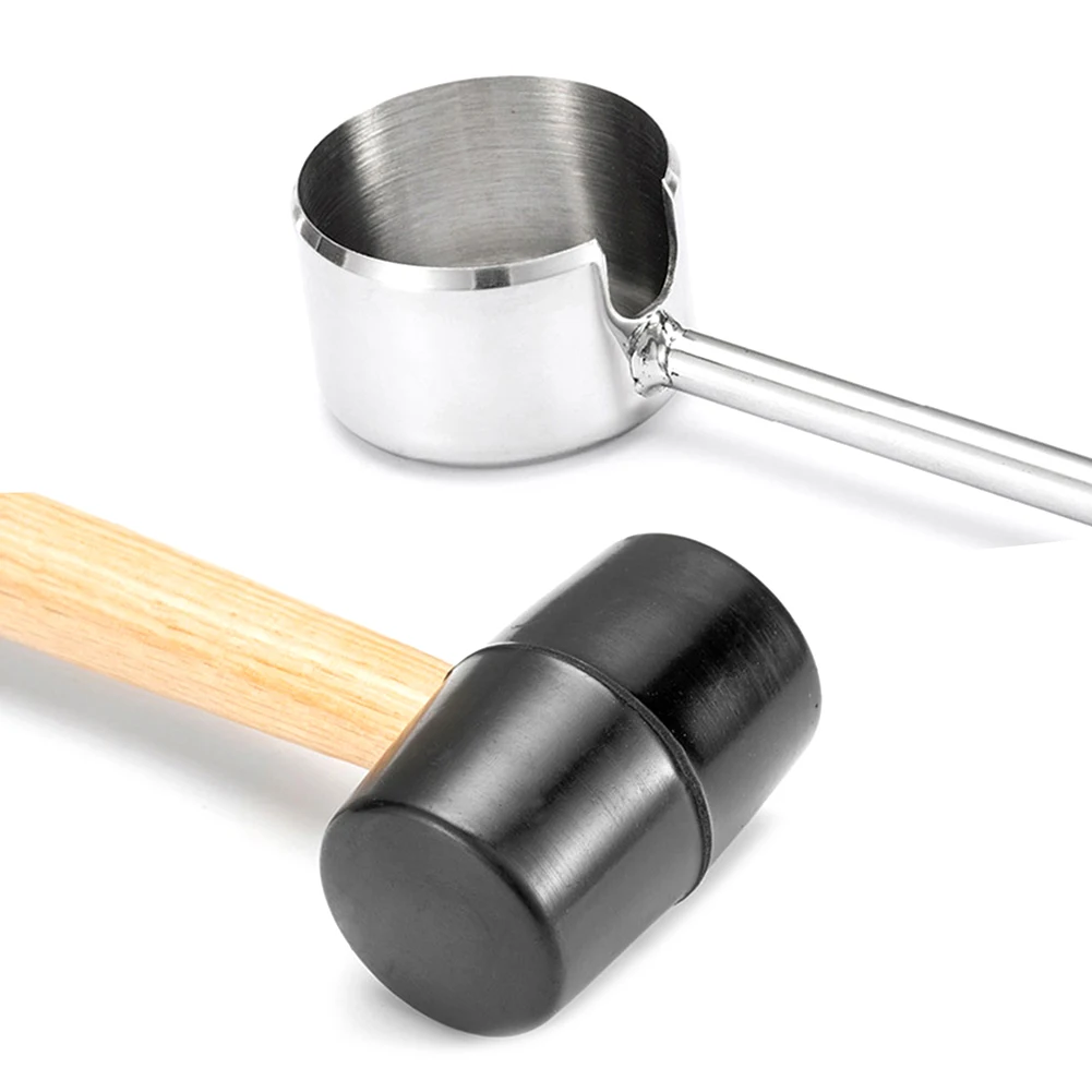 Набор инструментов из нержавеющей стали 3 шт. открывалка для кокоса резиновый