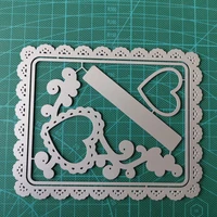 lace rectangle metal cutting dies for diy stamp scrapbooking photo album embossing paper wedding cards making decorative crafts