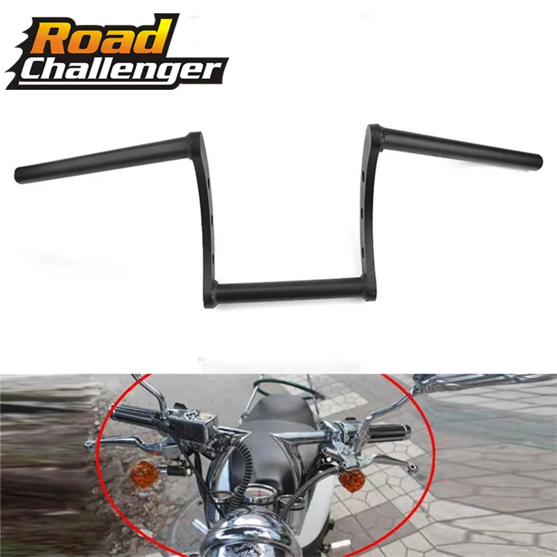 Мотоцикл черный Драг 1 &quotZ бар мотоцикл руль на заказ 25 мм или 7/8'' 22 для Harley