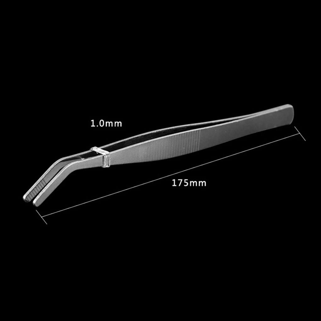 

Newest 18cm Tea Tweezers Salad Food Stainless Steel Tea Clips Folder Tweezer Clamps Kitchen Tongs Tea Accessories Portable Clips