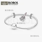 Браслет familytreesilverset  CharmGiftSet из высококачественного бутика из стерлингового серебра 925 пробы, красивый, Осенние украшения, ослепительный