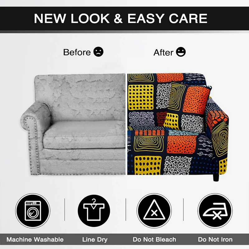 

1pc Spandex Modern Sofa Cover Elastic Polyester 1/2/3/4 Seater Couch Sofa Slipcover for Living Room Furniture Protector
