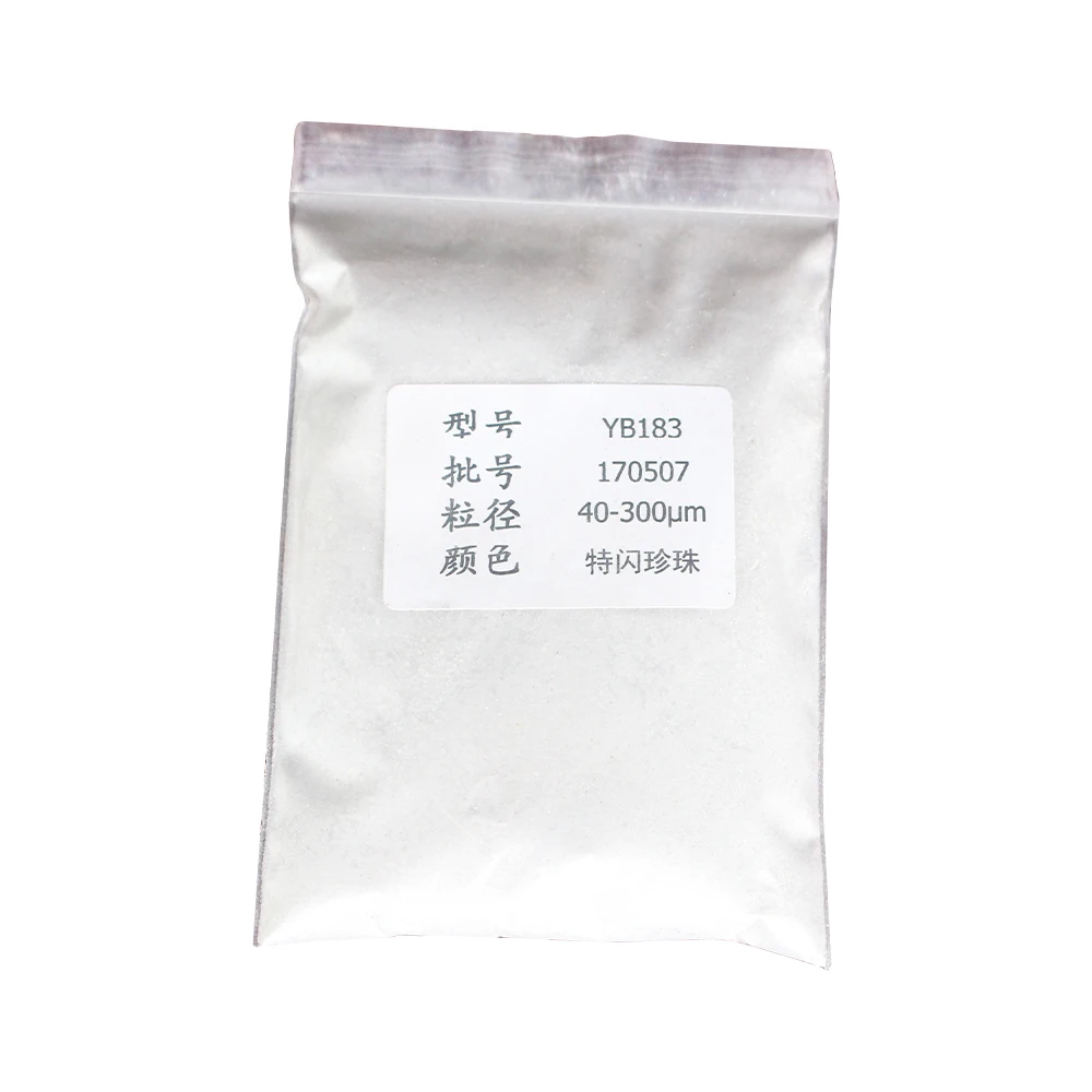 Acrylic Paint Pearl Powder Type 183 Dye Colorant in Craft Art Soap Car DIY 50g Flashing White Mica Pigment | Канцтовары для офиса