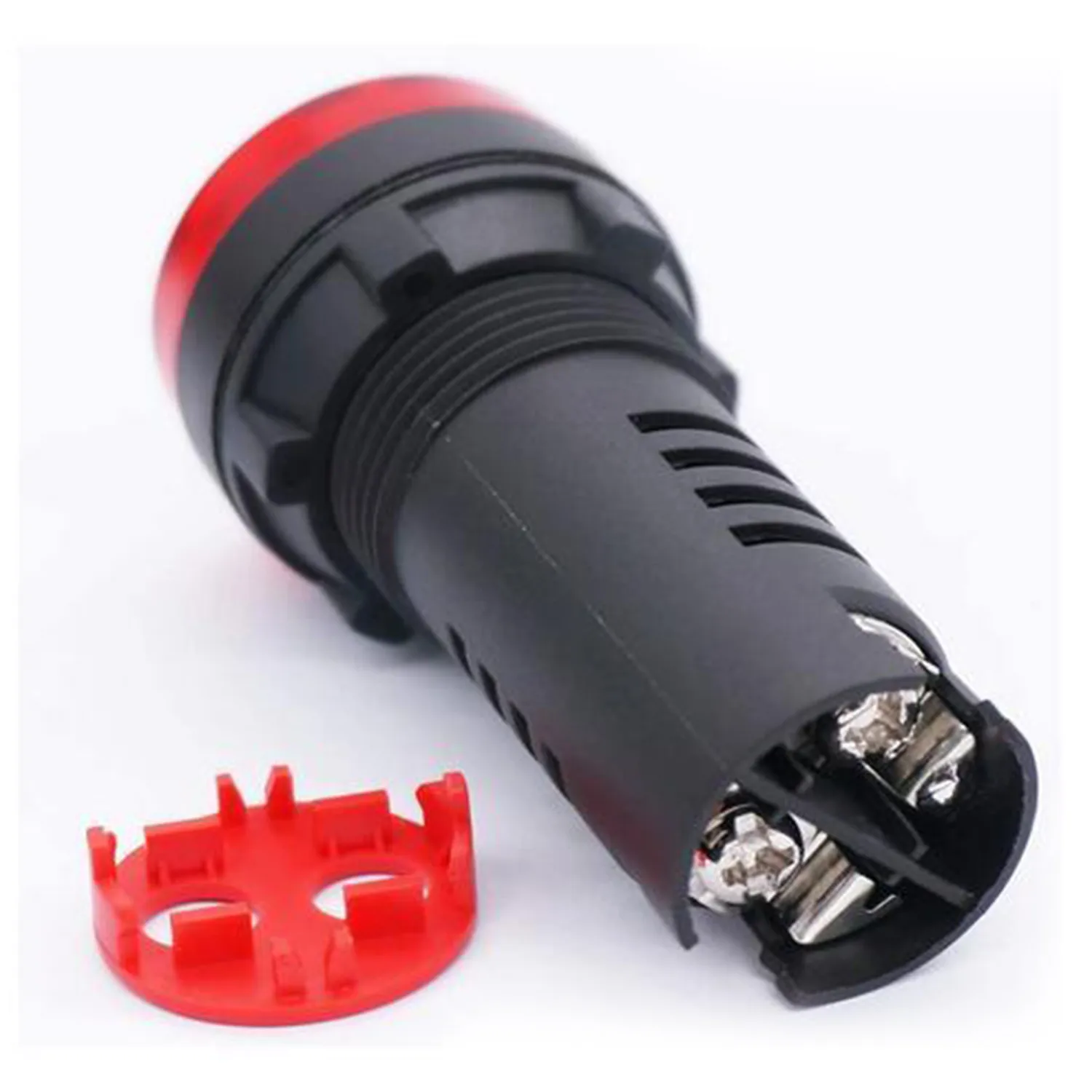 

12V Indicator Buzzer 22mm AC/DC Alarm Indicator Red Flashing With Buzzer
