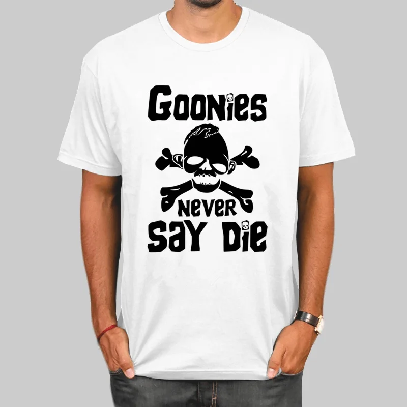 Футболки Goonies Never Say Die Astoria Oregon летняя модная футболка с принтом Повседневная