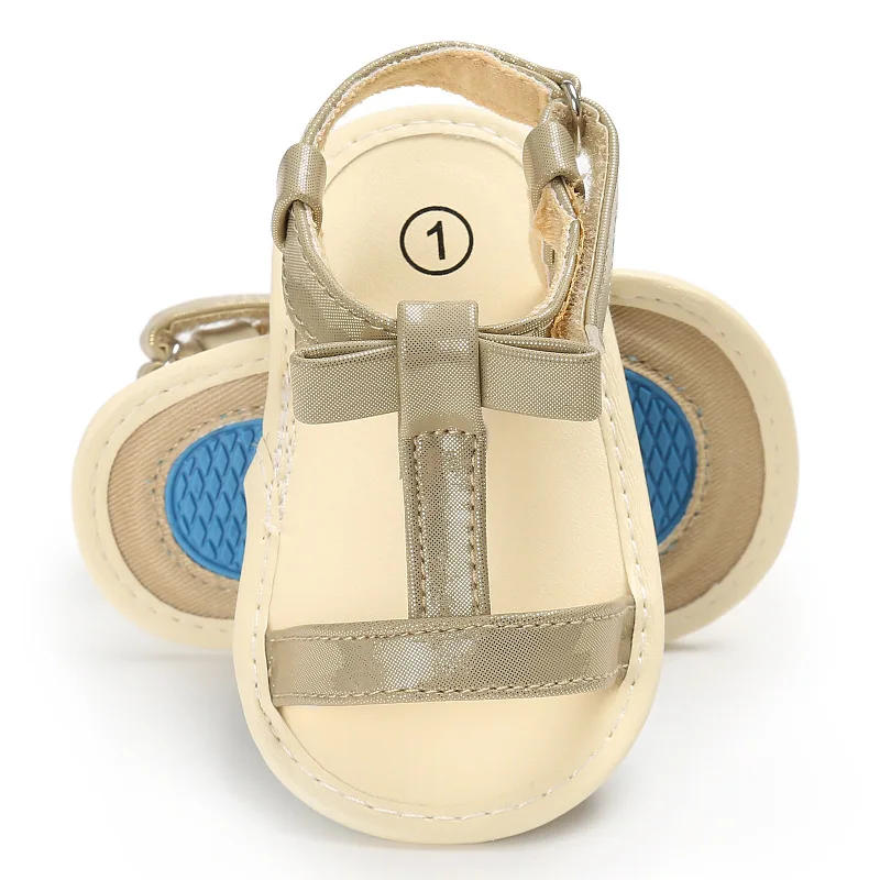 Босоножки для маленьких принцесс обувь первых шагов из искусственной кожи на