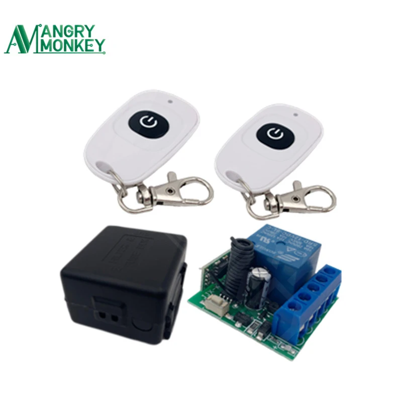 433 МГц Универсальный беспроводной пульт дистанционного управления DC 12 В 1CH