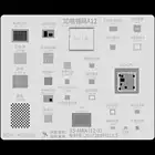 Трафареты MJ 3D BGA для iPhone A8 A9 A10 A11 A12, шаблон для пайки ЦПУ, для iPhone 6-11Pro Max