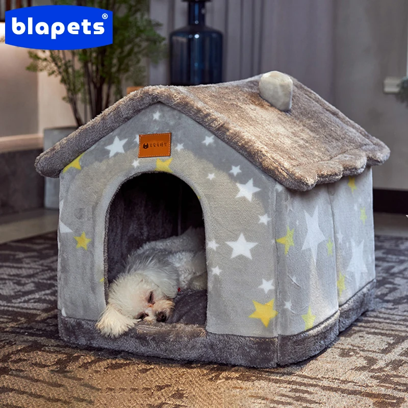 

Foldable Dog House Kennel Bed Mat For Small Medium Dogs Cats Winter Warm Chihuahua Cat Nest Pet Products Basket Puppy Cave Sofa