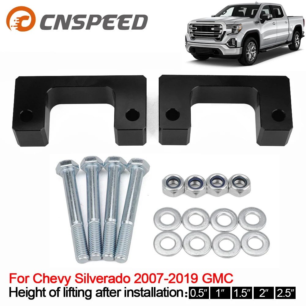 

Racing Front Leveling lift kit for Chevy Silverado 2007-2017 GMC Sierra GM 1500 0.5inch-2.5inch