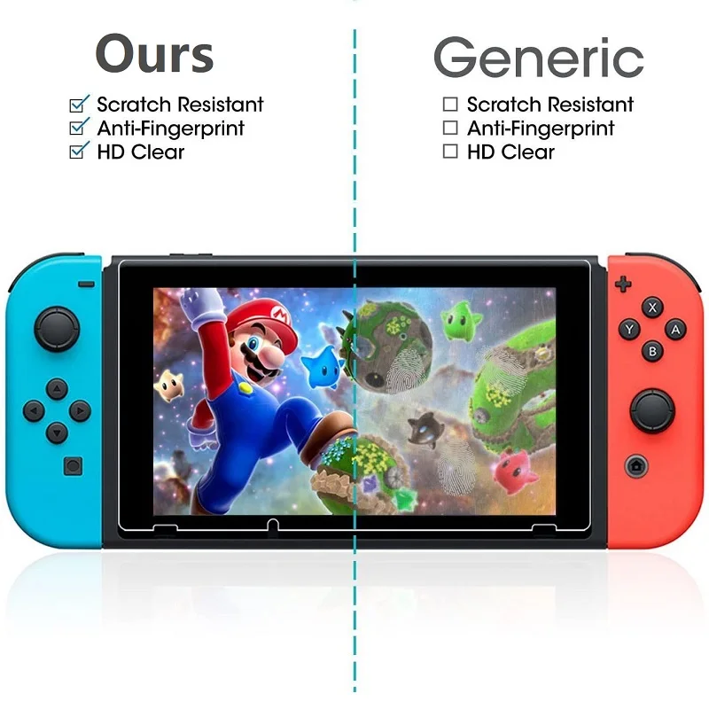 Защитное стекло для Nintendo Switch 2 упаковки закаленное Защита экрана Nintendos NS