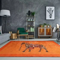 retro horses carpets doormats rugs for home gamer bathroom entrance door mat living room kitchen floor stair bedroom hallway