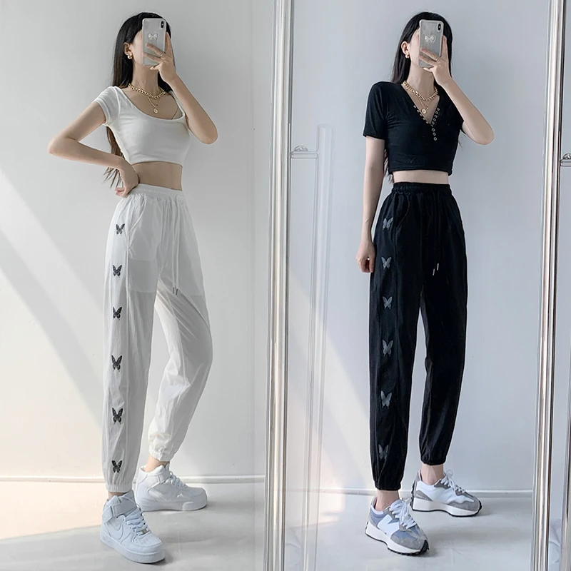 Дешевые оптовые продажи 2021 Весна Лето Осень новинка брюки карго женские модные