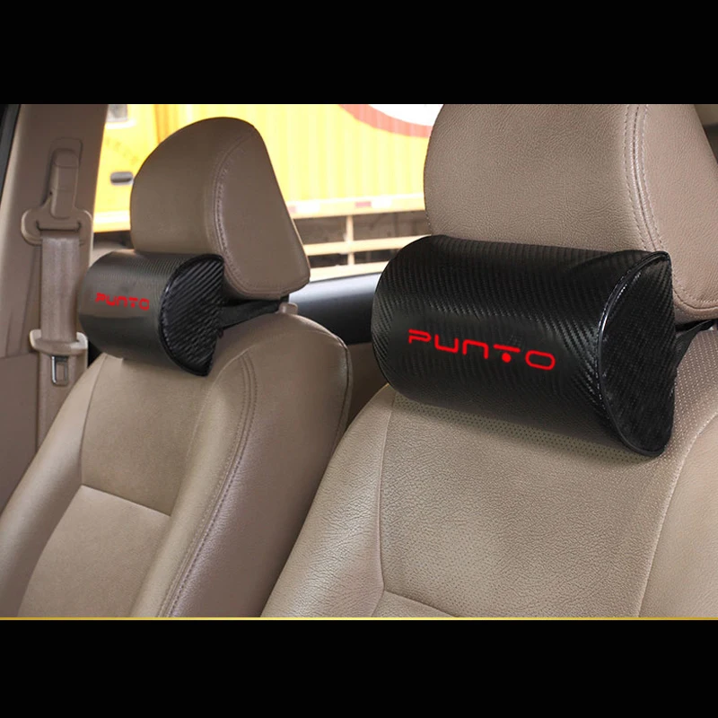 Углеродное волокно текстура из искусственной кожи авто сиденье головы шеи Отдых