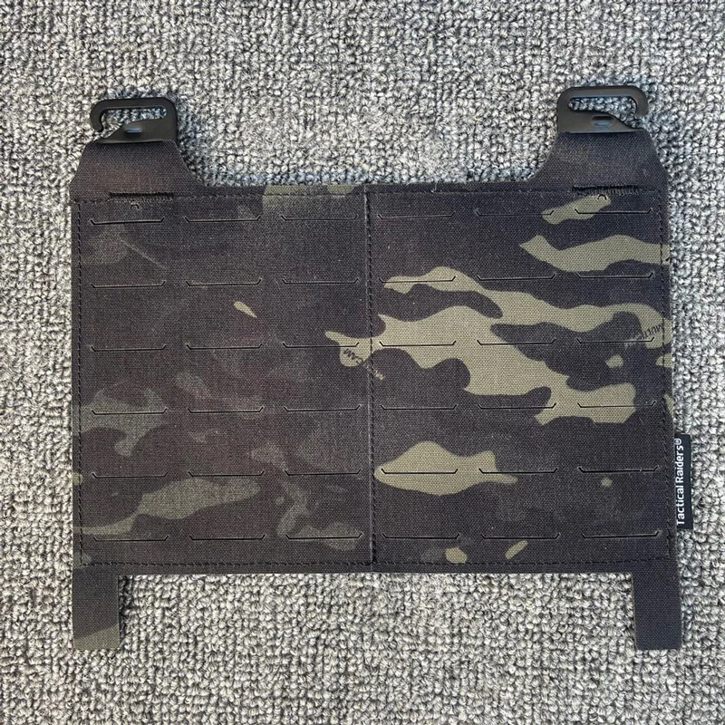 

Tactical Vest Front Panel Military Molle Rapid Attach/detach Plate Carrier Gear Laser Cutting Expansion Conversion Plate