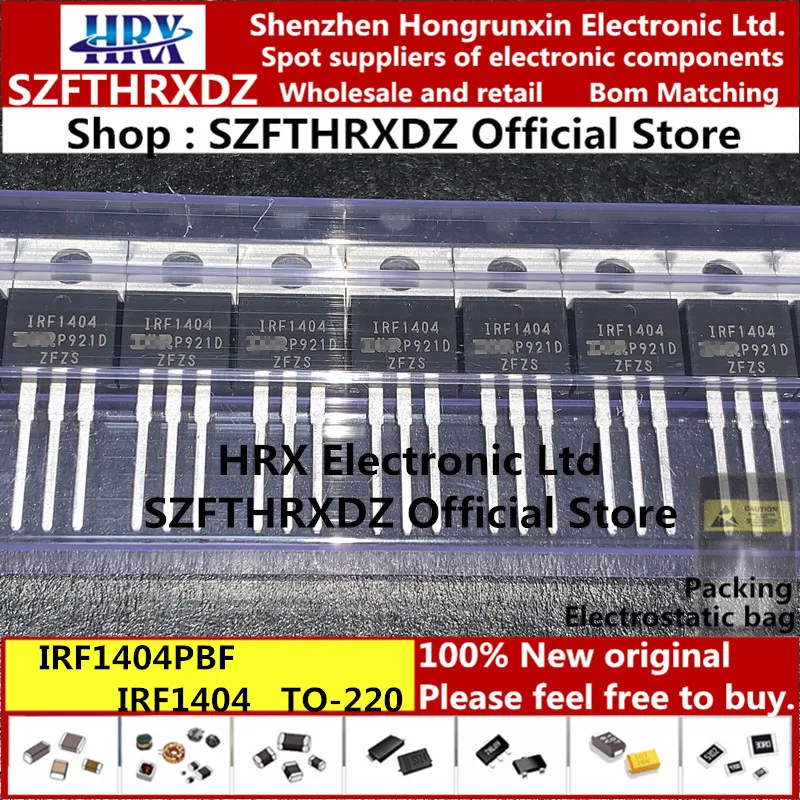 IRF1404PBF TO220 IRF1404 TO-220 50 шт./трубка 162A 40 В(10 шт