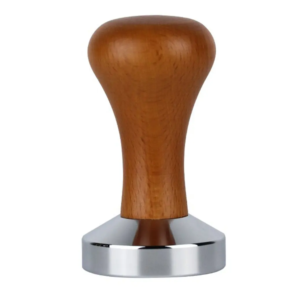 

Powder Press Solid Stainless Iron Espresso Coffee Powder Hammer Tableware Cloth Powderer With Smooth Base