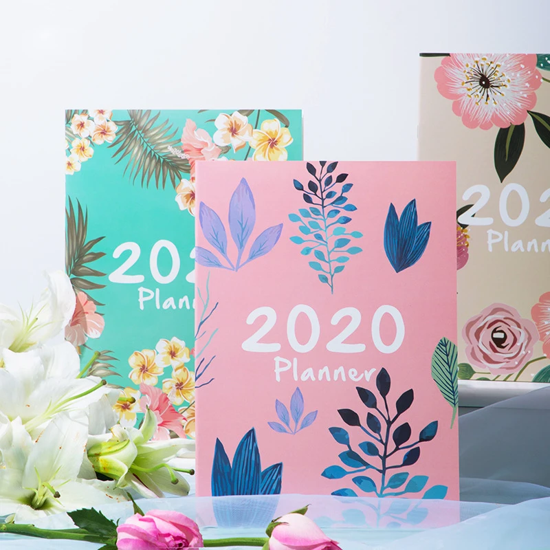 А4 дня цветы 2020 ежедневный ежемесячный год для планирования расписания ручные