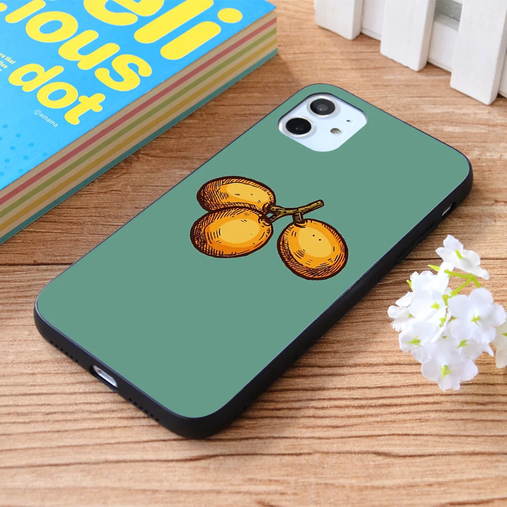 

For iPhone Loquat Soft TPU border Apple iPhone Case