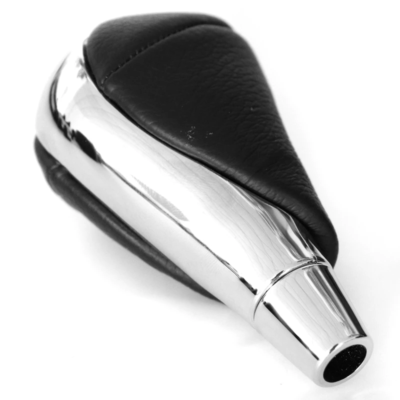 Черные кожаные зеркало хром рукоятка рычага переключения передач для Toyota Lexus ES330