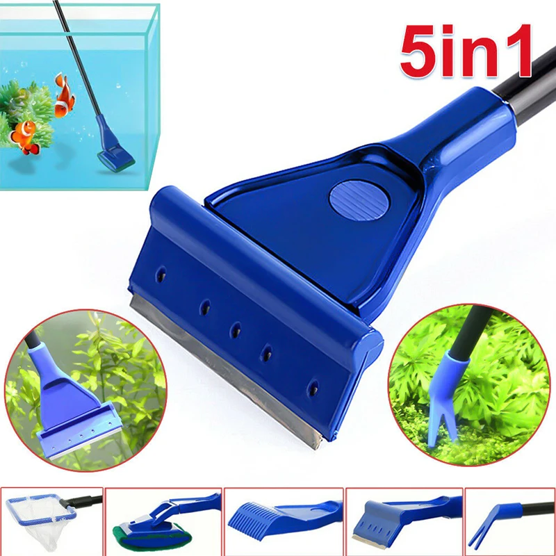 

5 в 1, щётка для очистки аквариума