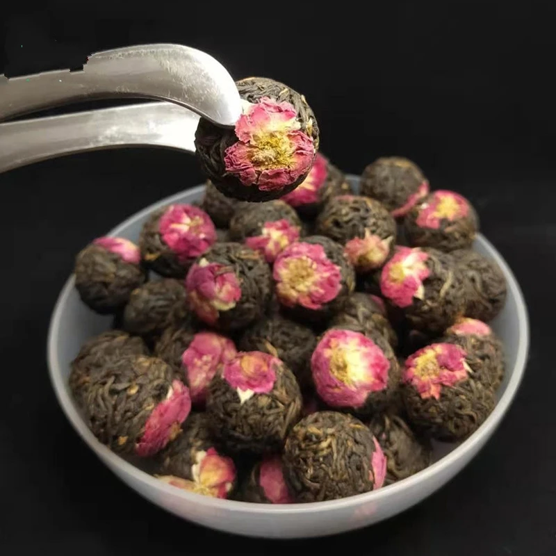 

7A Yunnan Dianhong Black Chinese Tea Rose Tea Dragon Pearl Mini Tuocha with Honey Flavor 500g