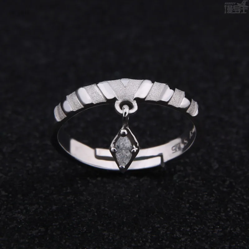 Ускоритель S925 кольцо стерлинговоe серебряное аниме Кольца для пальцев